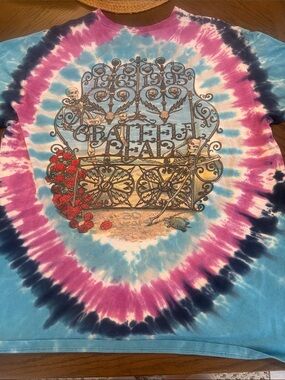 Grateful Dead Tie-Dye Purple, Pink, and Blue